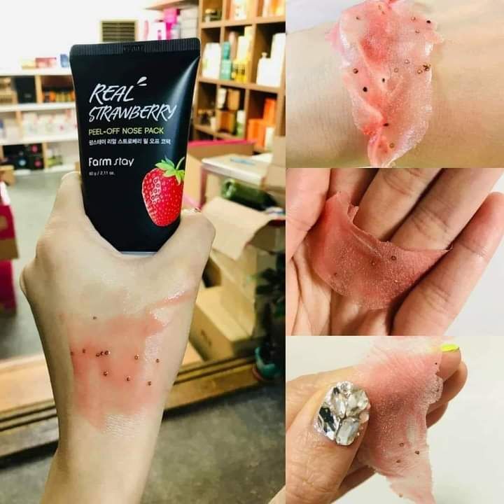 strawberry peel off mask