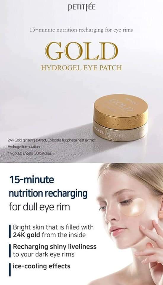 Petitfee Gold Hydrogel Eye Patch + 5 Golden Complex Beauty Shop