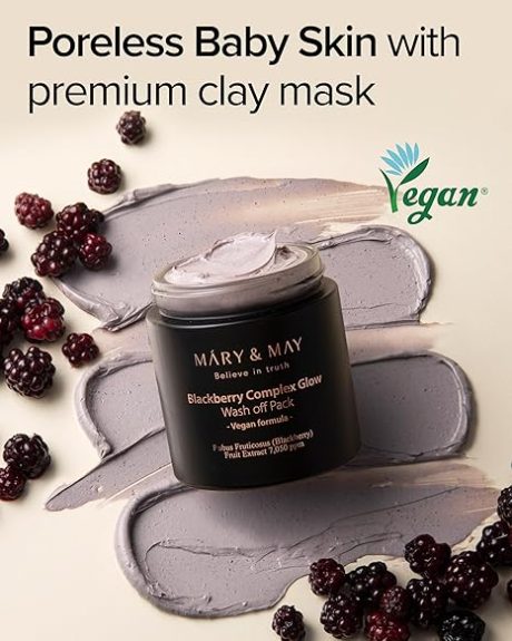 Mary&May Vegan Blackberry Complex Glow Wash Off Mask 125g