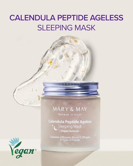 Mary & May Vegan Calendula Peptide Ageless Sleeping Mask 110g