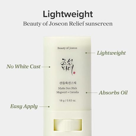 Beauty Of Joseon Matte Sun Stick Mugwort + Camelia Spf 50+ Pa+ 18 G