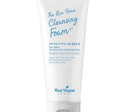 Your vegan The Rice Bran Brightening & Pore Control Cleansing Korean Skin Care Foam 100Ml