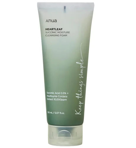 Anua Heartleaf Succinic Asid Moisture Cleansing Foam 150ml