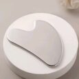 1pc Thick Stainless Steel Gua Sha Scraping Board, Metal Massage Tool