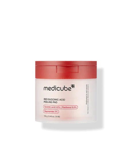 medicube Toner Pads Red Succinic Acid Panthenol Facial Peeling Pad