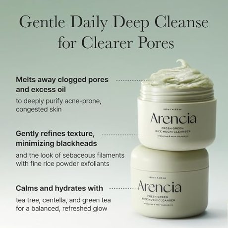 ARENCIA Green Rice Cake Fresh Cleanser