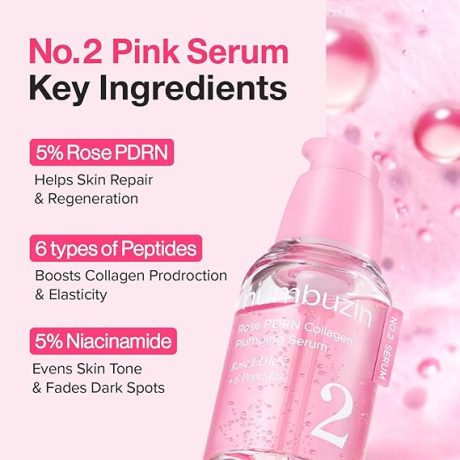 numbuzin No.2 Serum | Rose PDRN Collagen Plumping Serum 30ml
