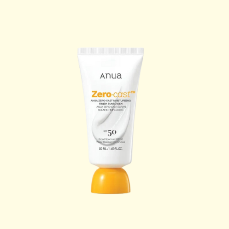 Anua Zero-Cast Moisturizing Finish Sunscreen,SPF 50,50ml