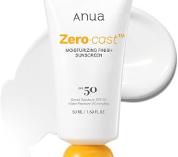 Anua Zero-Cast Moisturizing Finish Sunscreen,SPF 50,50ml