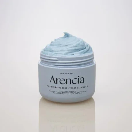 Arencia Blue Hyssop Rice Mochi Cleanser