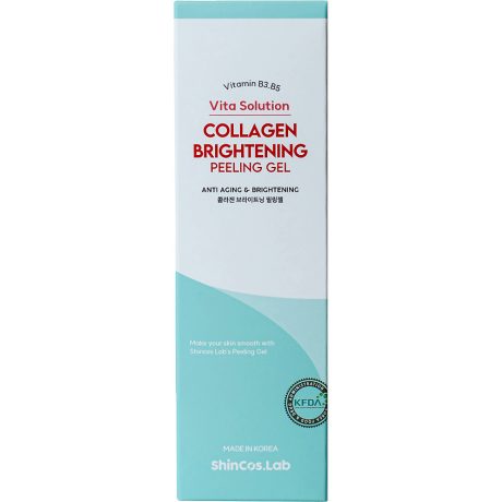 SHINCOS.LAB offers a collagen Brightening Peeling Gel
