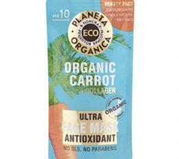Planeta Organica Carrot + Collagen Face Mask | Firming & Glow Boost Mask