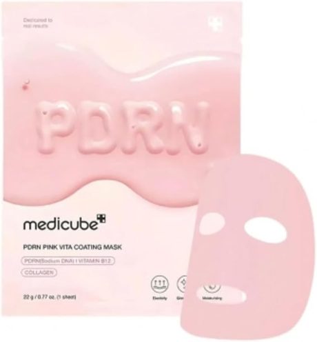 Medicube PDRN Pink Vita Coating Sheet Mask, 22g