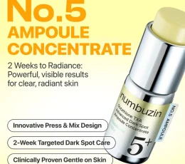 Numbuzin No.5 Glutathione TXA Advanced Dark Spot Ampoule – Brightening & Hyperpigmentation