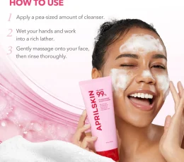 APRILSKIN TXA Niacinamide 99 Pore Care Pink Bubble Gum Deep Cleanser