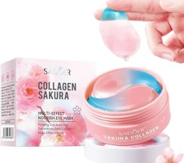 SADOER Collagen Sakura Multi-Effect Nourishing Eye Masks 60pcs