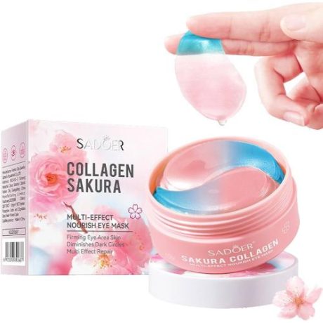 SADOER Collagen Sakura Multi-Effect Nourishing Eye Masks 60pcs