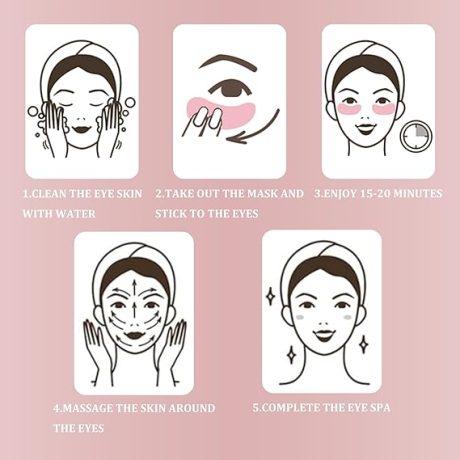 SADOER Starry Eye Mask 60 Pieces Collagen Anti Dark Circle Patches SEALED