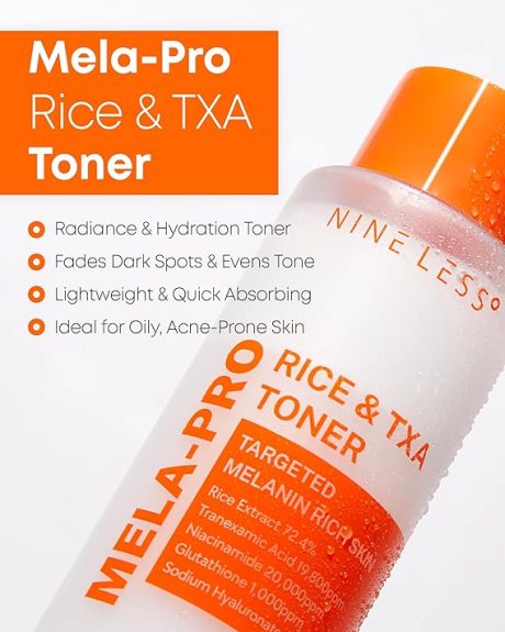 NINELESS Mela-Pro Rice & TXA Toner