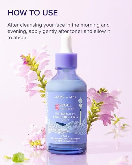 MARY & MAY Retinol 0.1% Bakuchiol Cica Serum 80ml