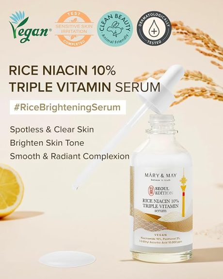 Mary&May Rice Niacin 10% Triple Vitamin Serum 80Ml