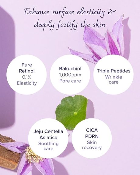 MARY & MAY Retinol 0.1% Bakuchiol Cica Serum 80ml