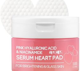 TENZERO Pink Hyaluronic Acid Niacinamide Serum Heart Pad (50ea)