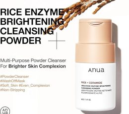ANUA Rice Enzyme Brightening Cleansing Powder 40g