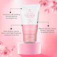 SCENTIO PINK COLLAGEN RADIANT & FIRM OIL CONTROL FACIAL FOAM SCRUB