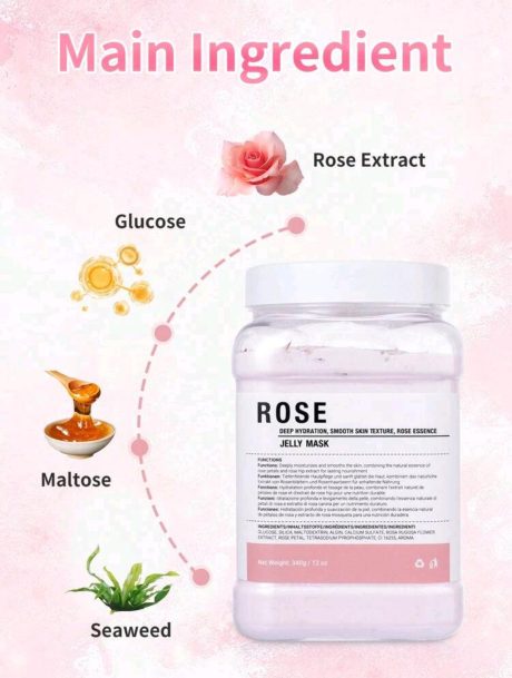 Rose Deep Hydration & Smooth Skin Texture Jelly Mask (340g / 12 oz)