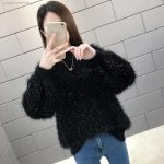 Glitter black pullover