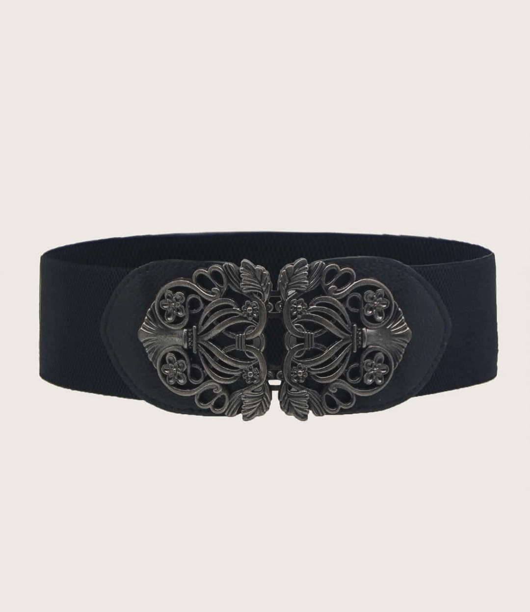 Boho 1pc Women Vintage Metal Buckle Wide Belt Halloween Summer, School Fall, Autumn, Halloween